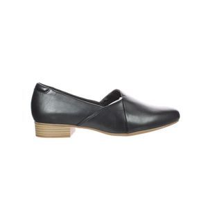 Clarks Womens Juliet Palm Black Heels Size 9 Wide (C,D, W)
